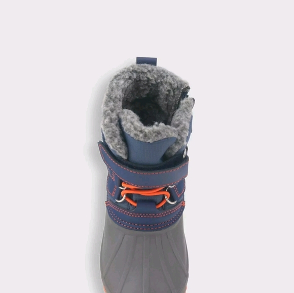 Toddler Boys Blue/gray Bastien Winter BOOTS by Cat - Picture 5 of 6